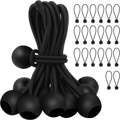 Cuerda elástica con 20 tensores impermeables 6pulg