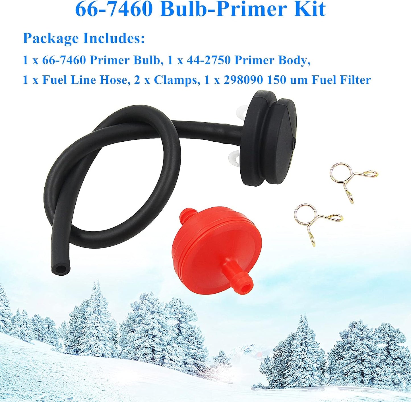 Kit bombilla imprimación soplador nieve Toro 66-7460