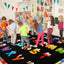 Alfombra preescolar para aula 13x7ft 7pulg color negro