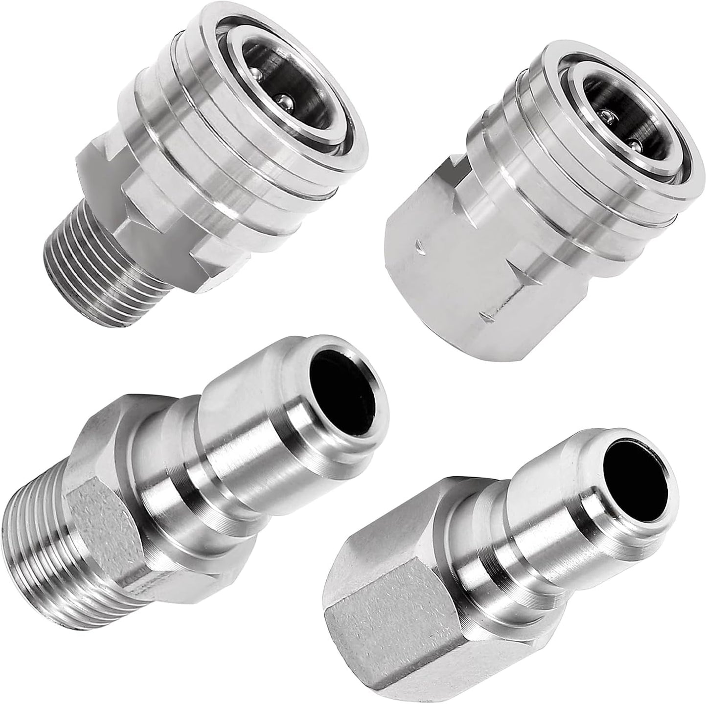 Accesorios conexión rápida 1/4" acero inox 5000PSI