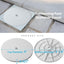 2 Pzas Tapa desnatador piscina 9pulg reemplazo 9 1/8pulg blanco