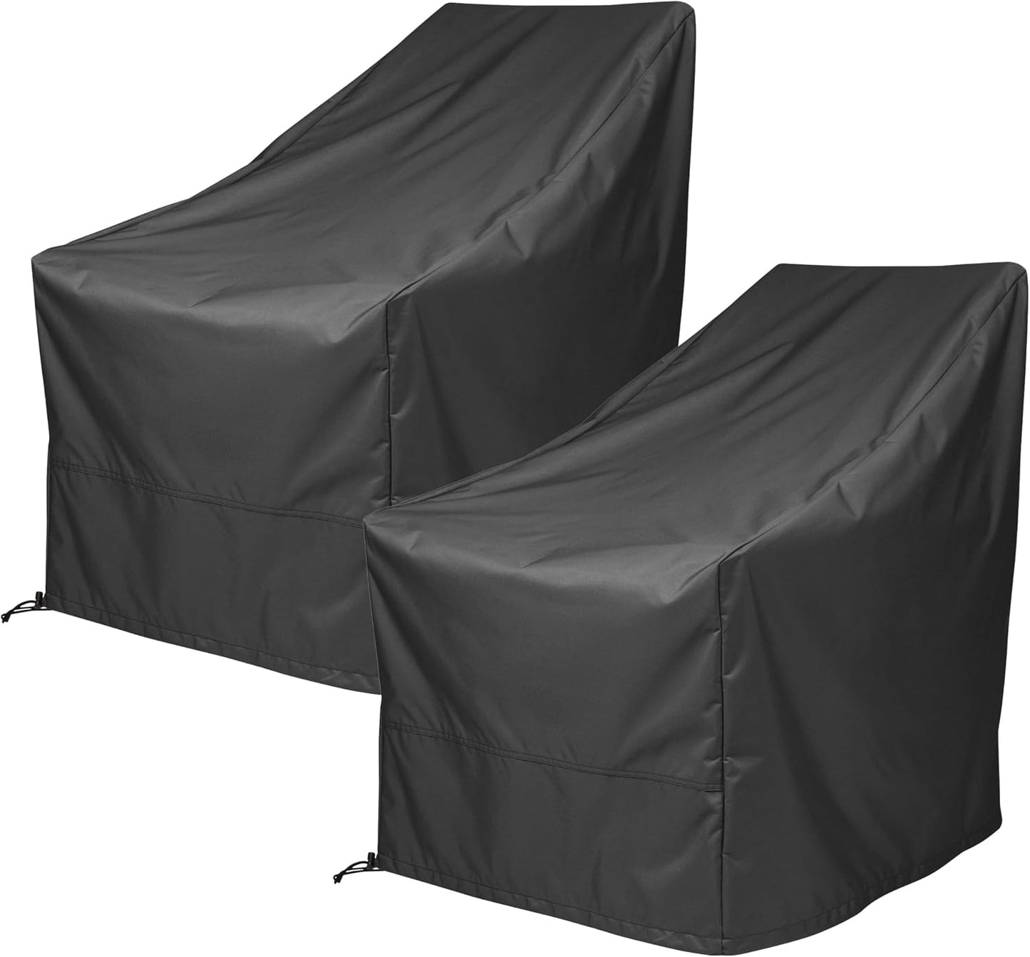 2 Pzas Fundas Silla Adirondack 100% Poliéster Negro