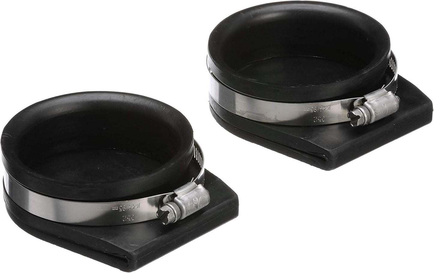 Cubiertas escape para tubo 4pulg caucho negro abrazadera inox