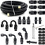 Kit manguera PTFE 5/16pulg trenzado nylon 20pies