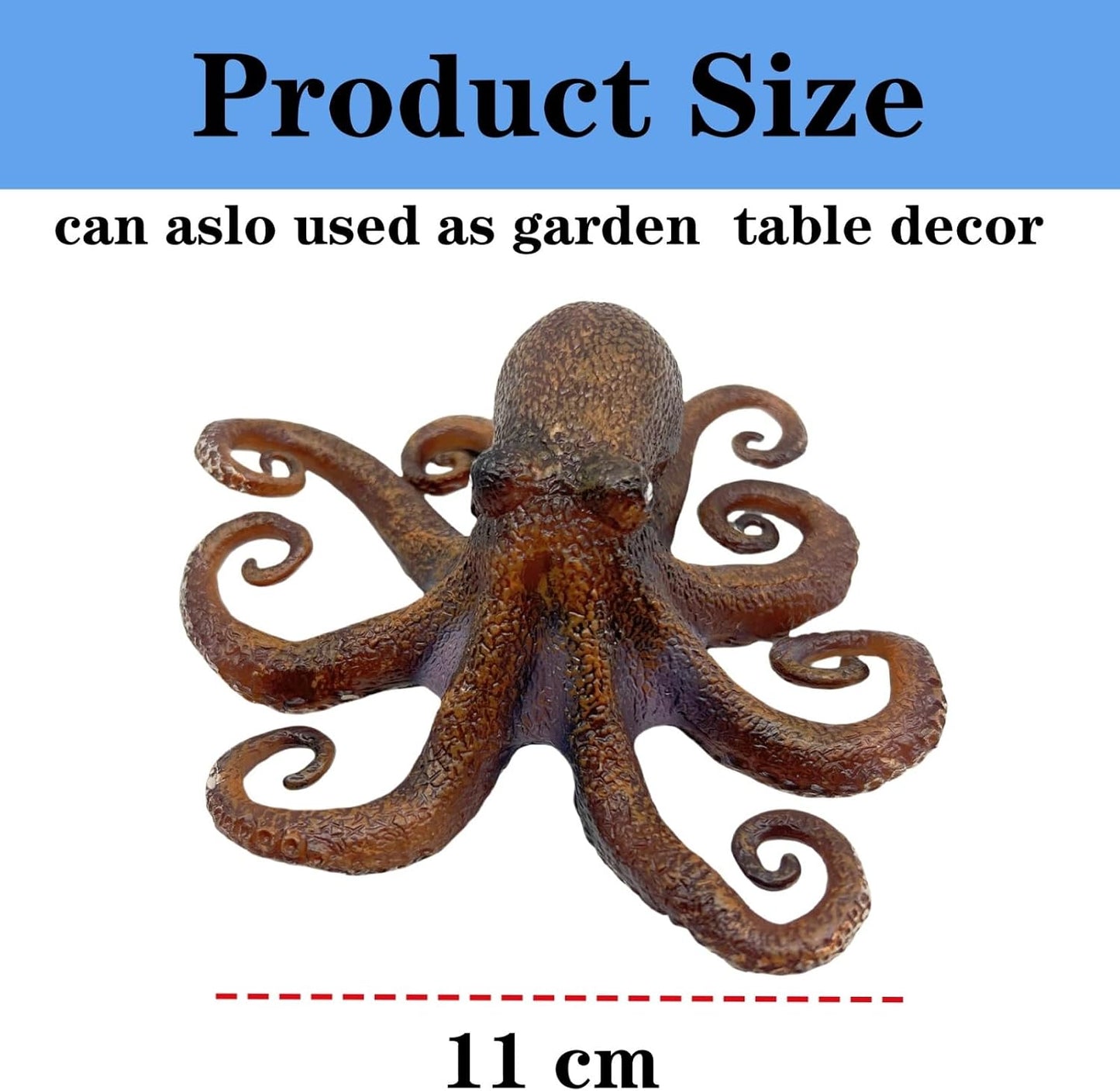 Decoración acuario pulpo Kraken estatua mesa escritorio