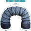 Manguera PVC flexible 33ft para ventilador escape -20