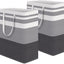 2 Cestas Lavandería Impermeable Plegable Asas Extendidas