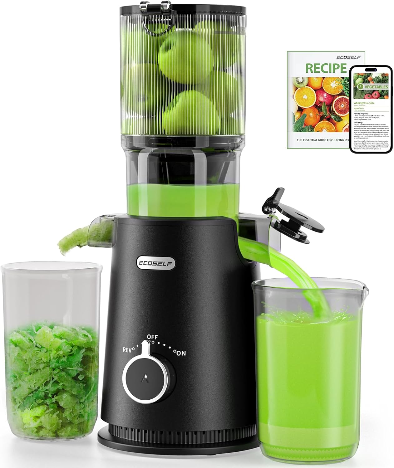 Exprimidor frutas verduras tolva ancha autoalimentado
