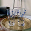 Set 6 Vasos Acrílicos Pesca 19oz Sin BPA Transparentes Azul