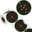 100 Rollo objetivos reactivos 6pulg verde fluorescente