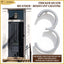 Números de casa metal 5pulg plateado moderno resistente