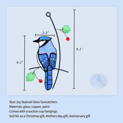 Atrapasoles modernos diseño pájaros azules
