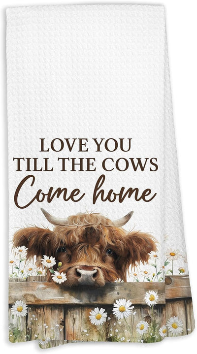 Toalla de cocina con motivos de vaca Highland Cow para mujer