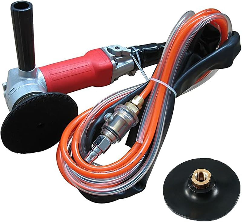 Amoladora aire 4pulg 5500rpm con escape trasero