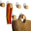6 Ganchos Madera para Colgar Abrigos Sombreros Bolsas