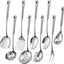 Juego 9 Utensilios Acero Inox 304 Espumadera Cucharón Espaguetis