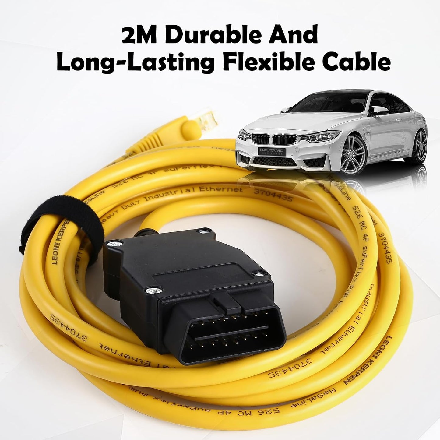 Cable OBD2 Enet RJ45 para BMW Serie F/G 6.6pies
