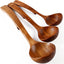 Juego cucharas madera teca natural antiadherente