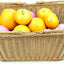 Cesta mimbre tejida a mano 15.8" para picnic