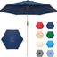 Sombrilla patio 7.5-9ft UV poste resistente botón