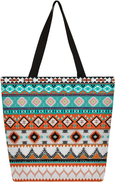 Bolso de hombro lona grande reutiliz. mujer