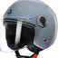 Casco retro 3/4 visera transparente aprobado DOT