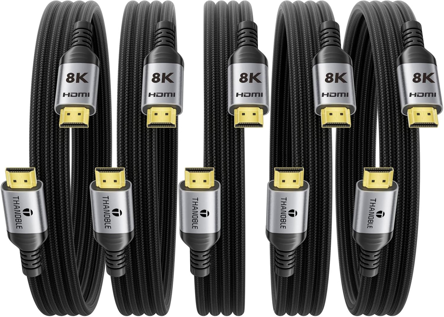 Cable HDMI 8K 60Hz 15pies 48Gbps trenzado nylon