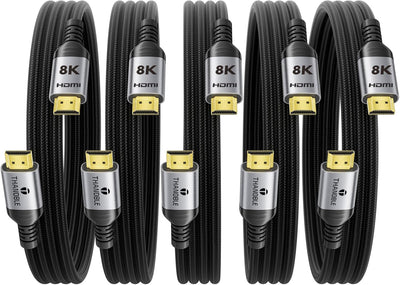 Cable HDMI 8K 60Hz 15pies 48Gbps trenzado nylon