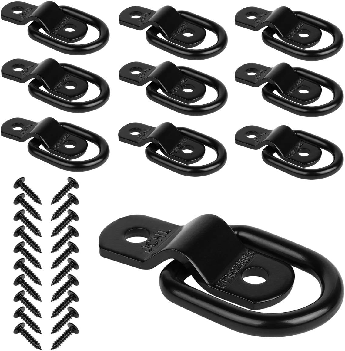 Anillos en D para anclajes remolque camión 1/4" 2400