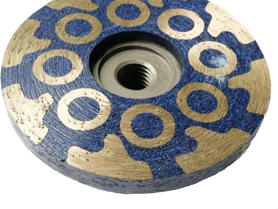 Rueda diamante 4pulg rosca 5/8pulg para granito y azulejos