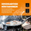 Sartén hierro forjado mango largo cocina interior exterior