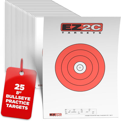 Blanco de tiro 11x17pulg para pistola 25 hojas
