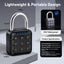 Candado combinación 6 dígitos bluetooth impermeable