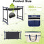 Rodillero asiento jardín 2en1 plegable ajustable