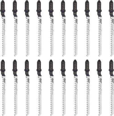 Set 20 Hojas Sierra Caladora T101AO para Madera Plástico