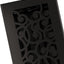Registro hierro fundido 4x10pulg negro mate pack 4