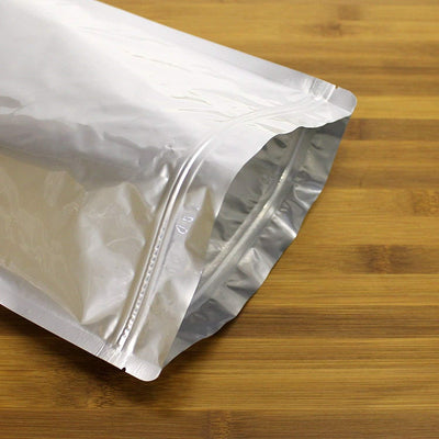 Bolsa Mylar aluminio con cremallera sellado vacío 10x14"