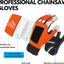 Guantes motosierra cuero vaca 12 capas tacto