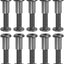Set 10 tornillos hex 8x25 mm y tuercas 8x18 mm encaje negro