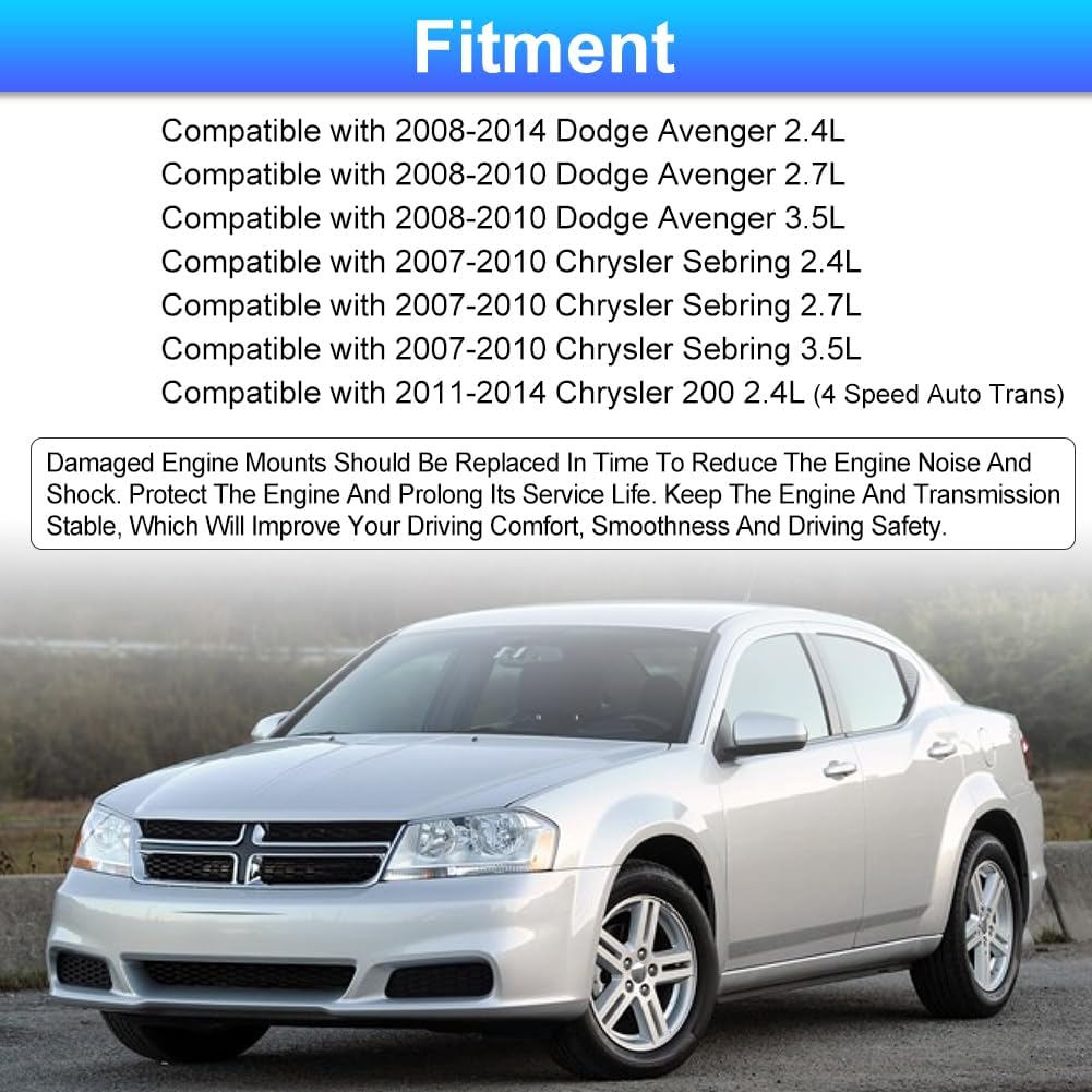 Kit motor transm. Chrysler Sebring 07-10 Dodge Avenger