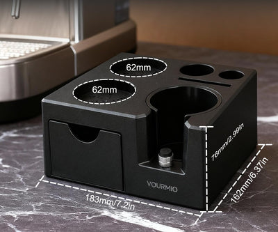 Estación calibración espresso 7en1 caja organizadora negro