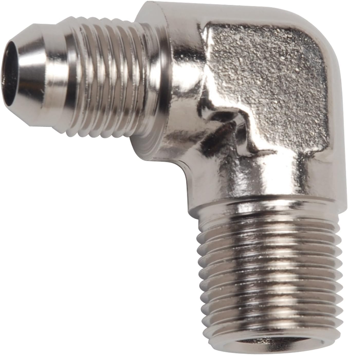 Adaptador tubo 90 grados 1/8 acero inox Russell