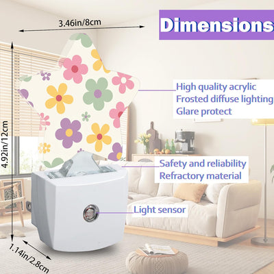 Luz Nocturna para Niños con Sensor Automático Bajo Consumo