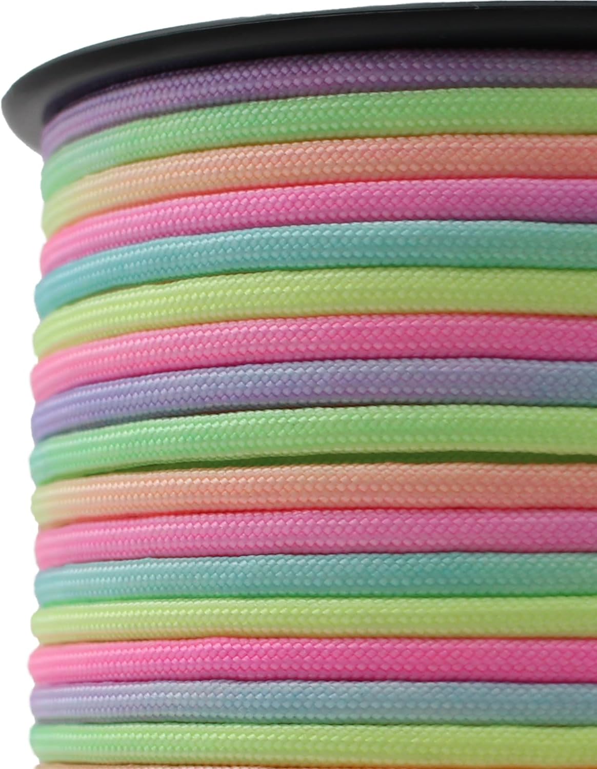 Cuerda suave arco iris 160 y 320 pies para senderismo