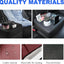 Organiz. asiento trasero coche cuero impermeable rojo vino