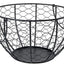 Cesta huevo alambre metal cocina con cubierta