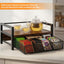 Organizador bolsitas té madera 6 compartimentos cocina barra café