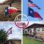 Bandera Texas doble cara 2x3ft resistente UV 2 ojales