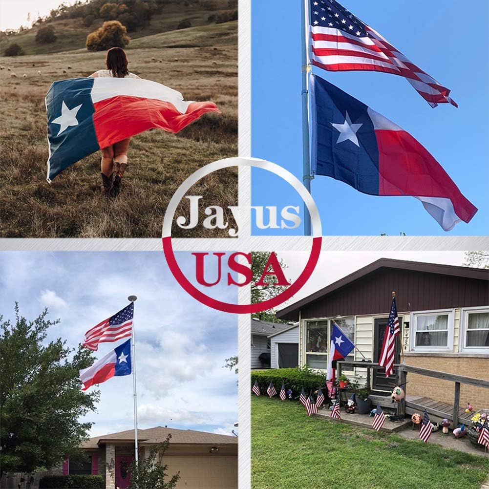 Bandera Texas doble cara 3x5ft resistente UV 2 ojales