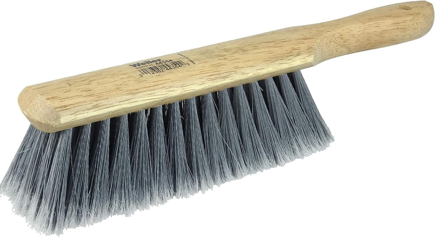Cepillo pelo caballo mango madera pack 1 color plateado